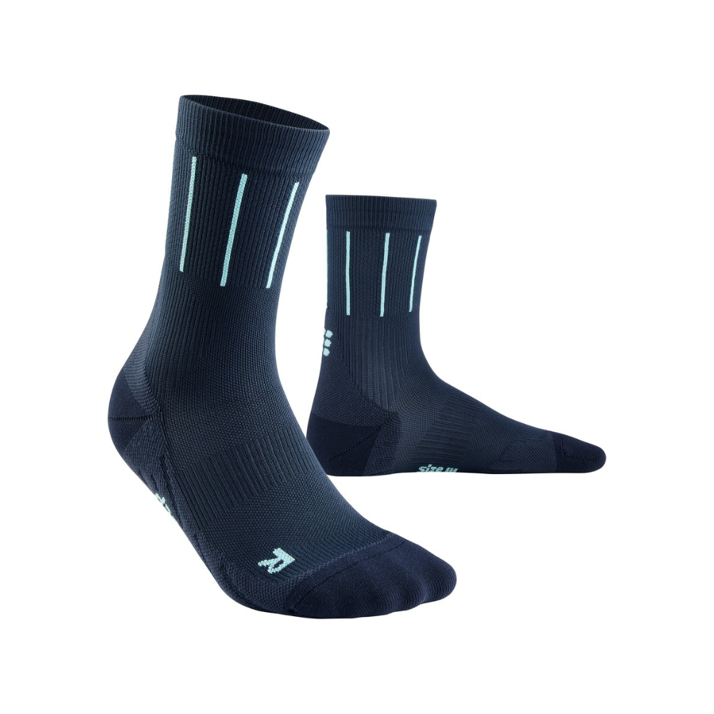 Pinstripe Compression Short Socks - Women