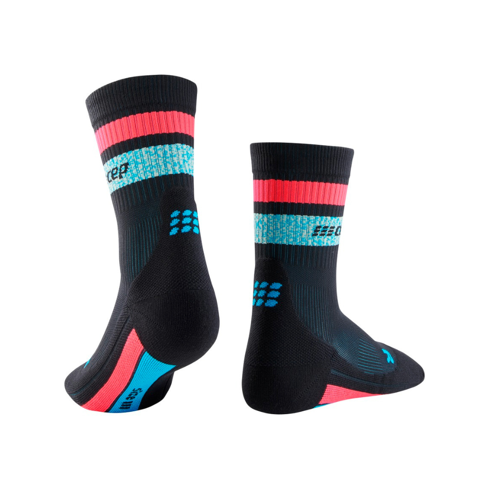 Miami Vibes 80's Mid Cut Compression Socks - Men