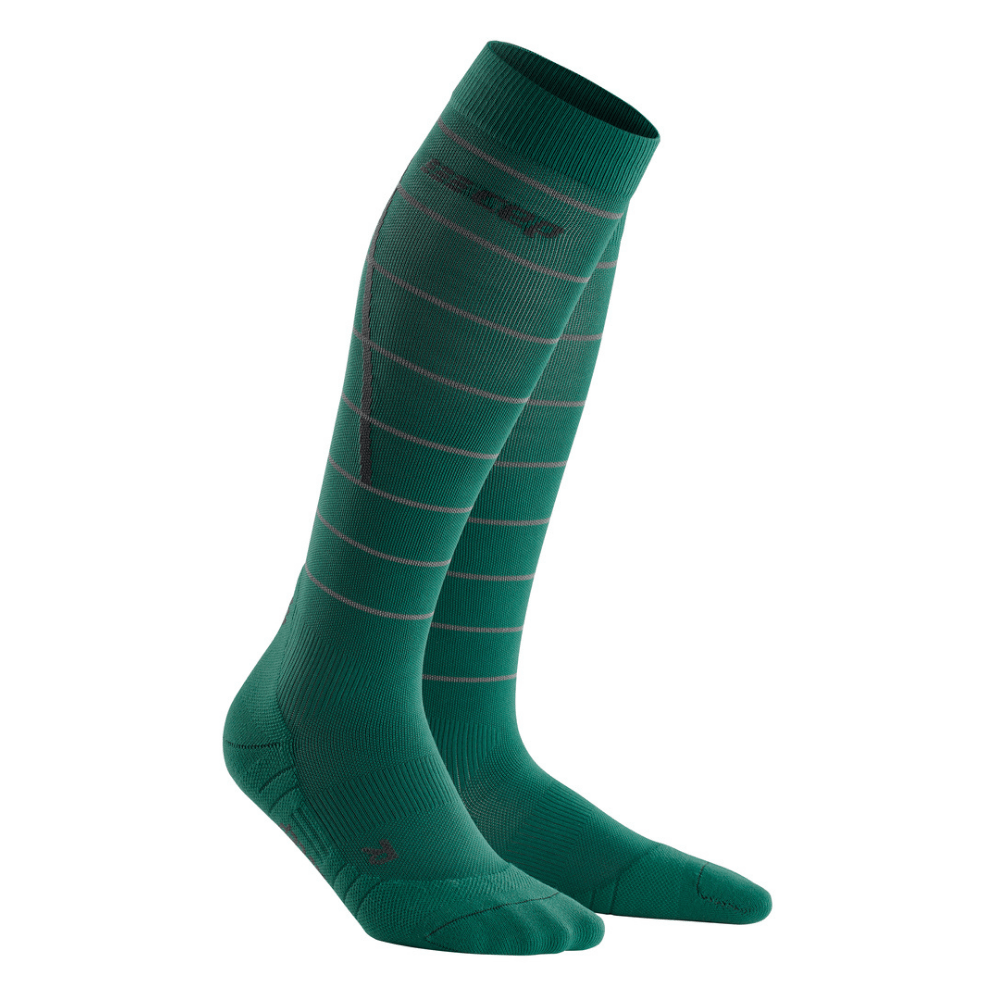 Reflective Long Compression Socks - Women