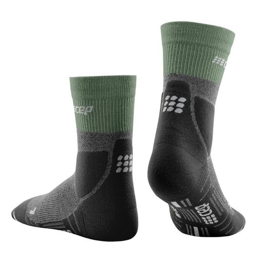 Hiking Merino Mid Cut Compression Socks - Men