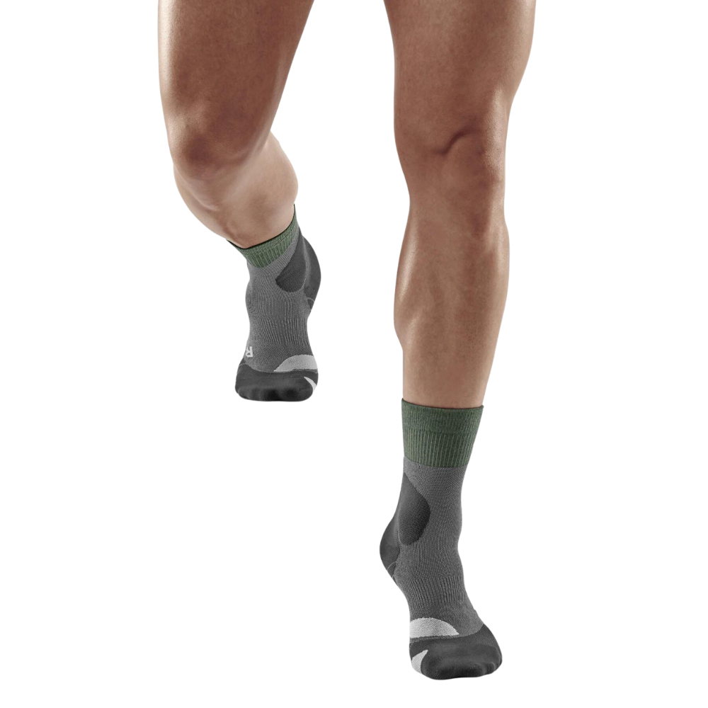 Hiking Merino Mid Cut Compression Socks - Men