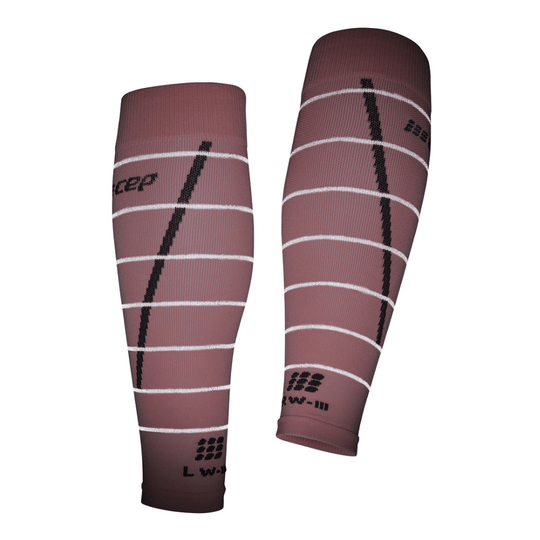 Reflective Compression Calf Sleeves - Women