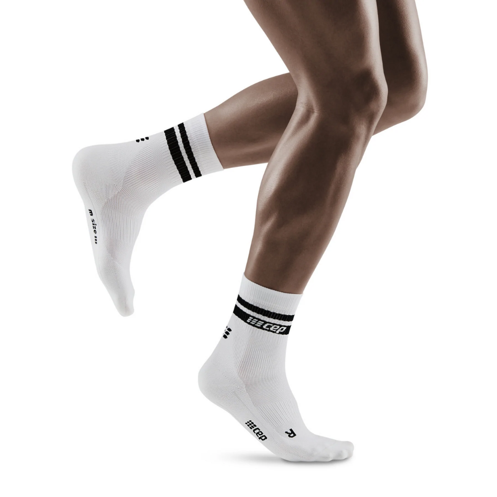 80's Mid Cut Compression Socks - Men