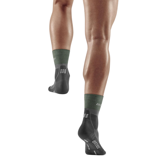 Hiking Merino Mid Cut Compression Socks - Men