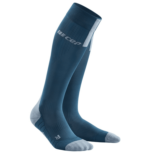 Tall Compression Socks 3.0, Men, Blue/Grey