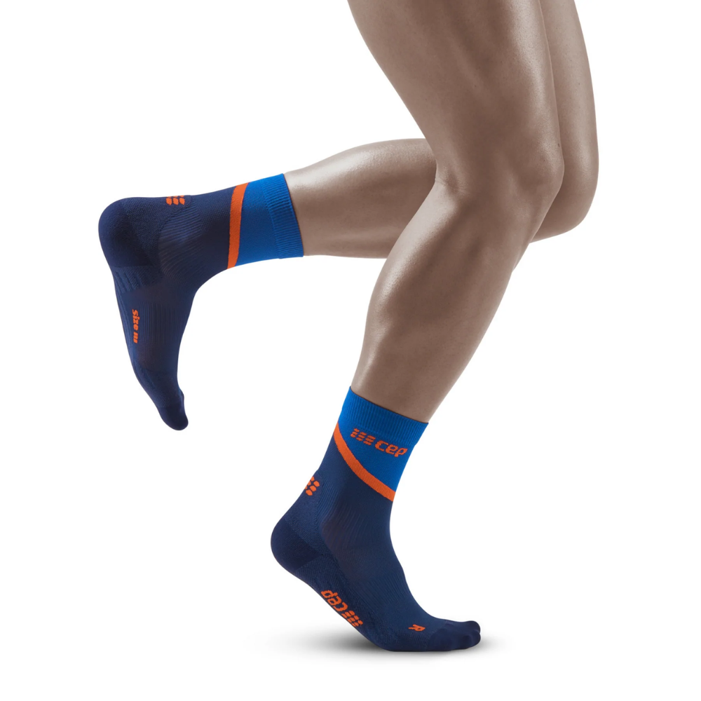 Chevron Mid Cut Compression Socks - Men