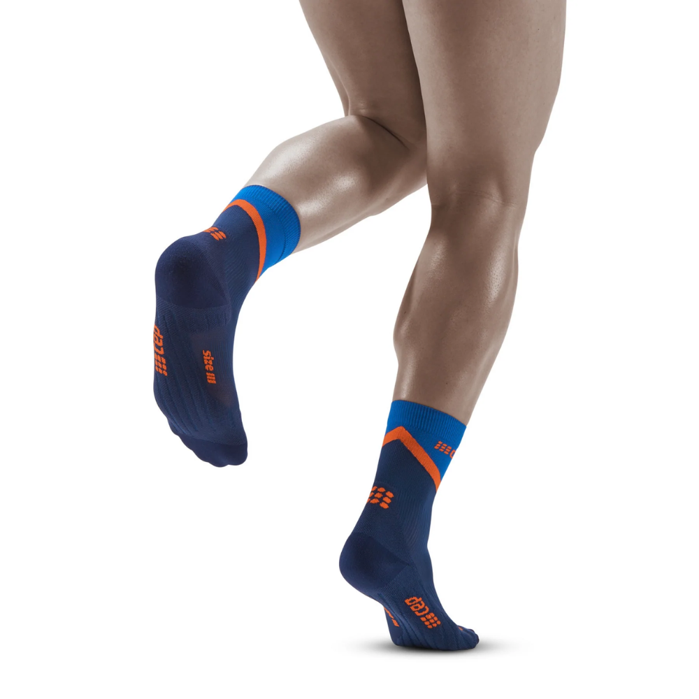 Chevron Mid Cut Compression Socks - Men