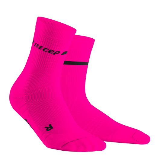 Neon Mid Cut Compression Socks - Women