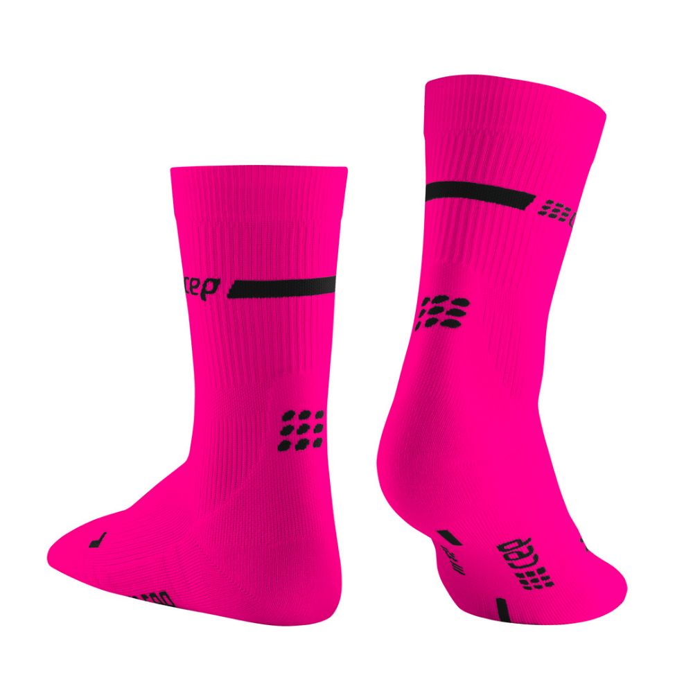 Neon Mid Cut Compression Socks - Women