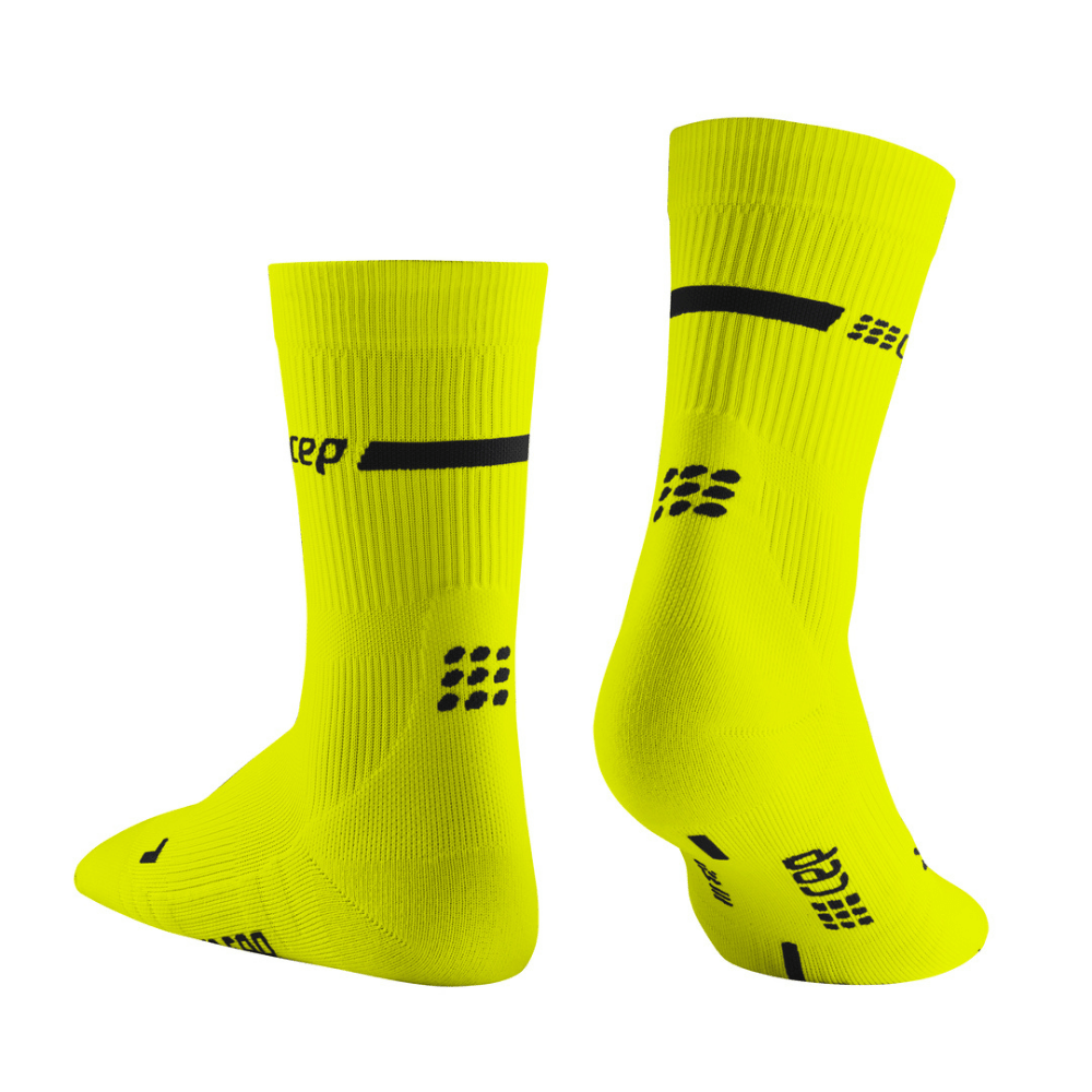 Neon Mid Cut Compression Socks - Women