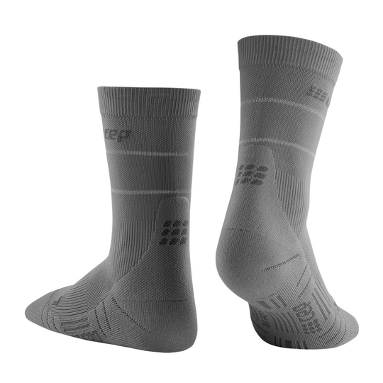 Reflective Mid Cut Compression Socks - Men