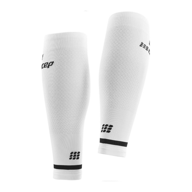 Men Compression Calf Sleeves 3.0 (White) — TC Running Co